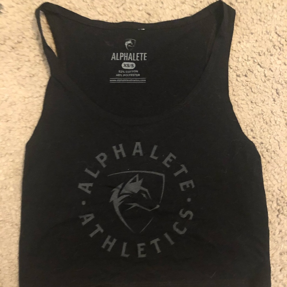 Old School Alphalete Crop Top